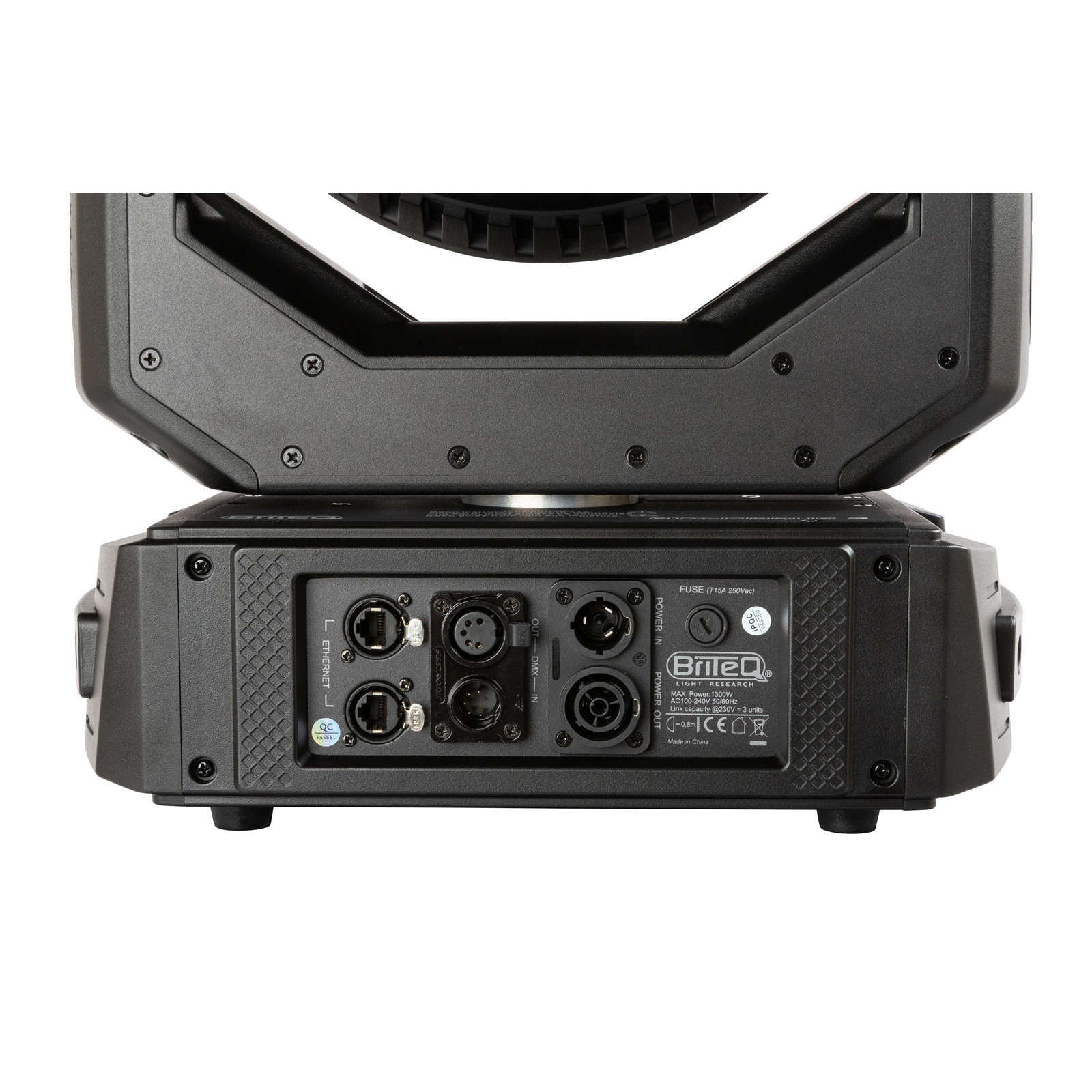 BRITEQ BTX-CIRRUS 3 Anschlüsse für DMX Ethernet und Stromversorgung
