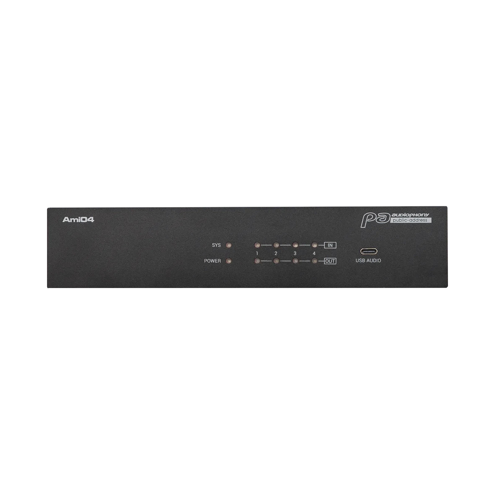 Audiophony Ami04 kompakte 4x4 DSP-Audiomatrix