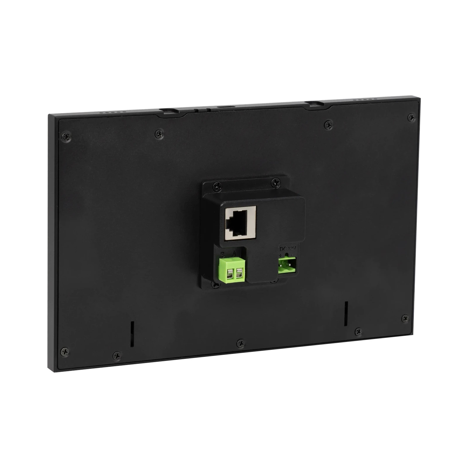 Audiophony NEXUS8 Rückseite mit PoE Ethernet und 12 Volt Anschluss