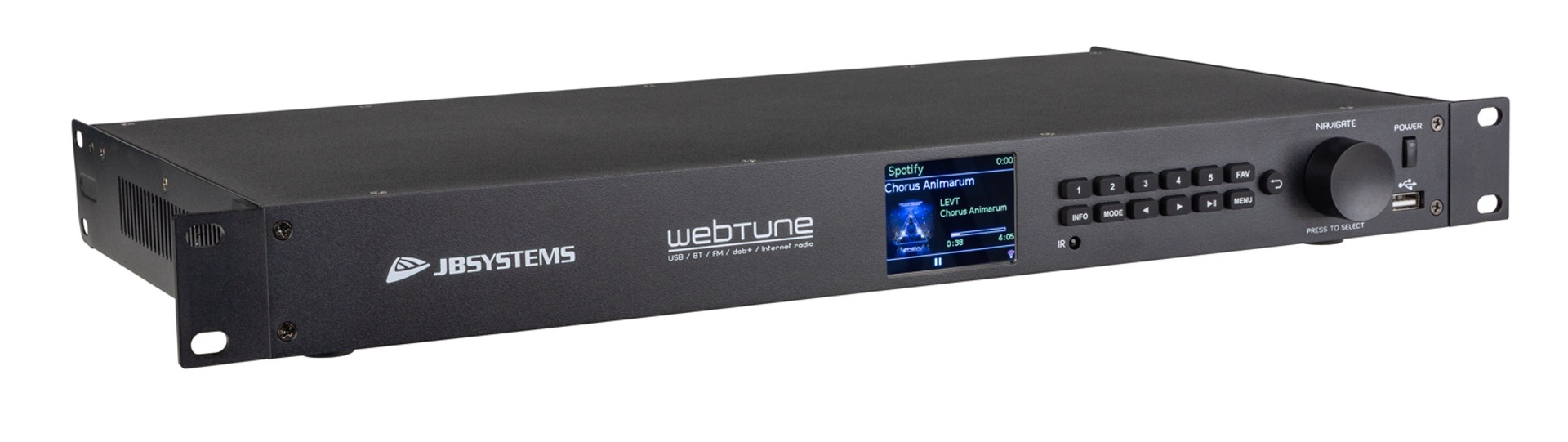 JB Systems WEBTUNE Internetradio und Streaming Player