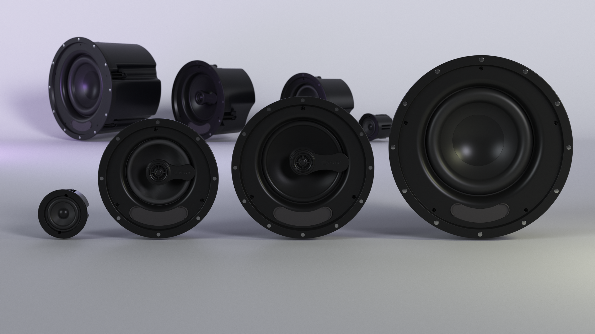 Ecler NIC Einbaulautsprecher mit ART Acoustic Resonator Technology
