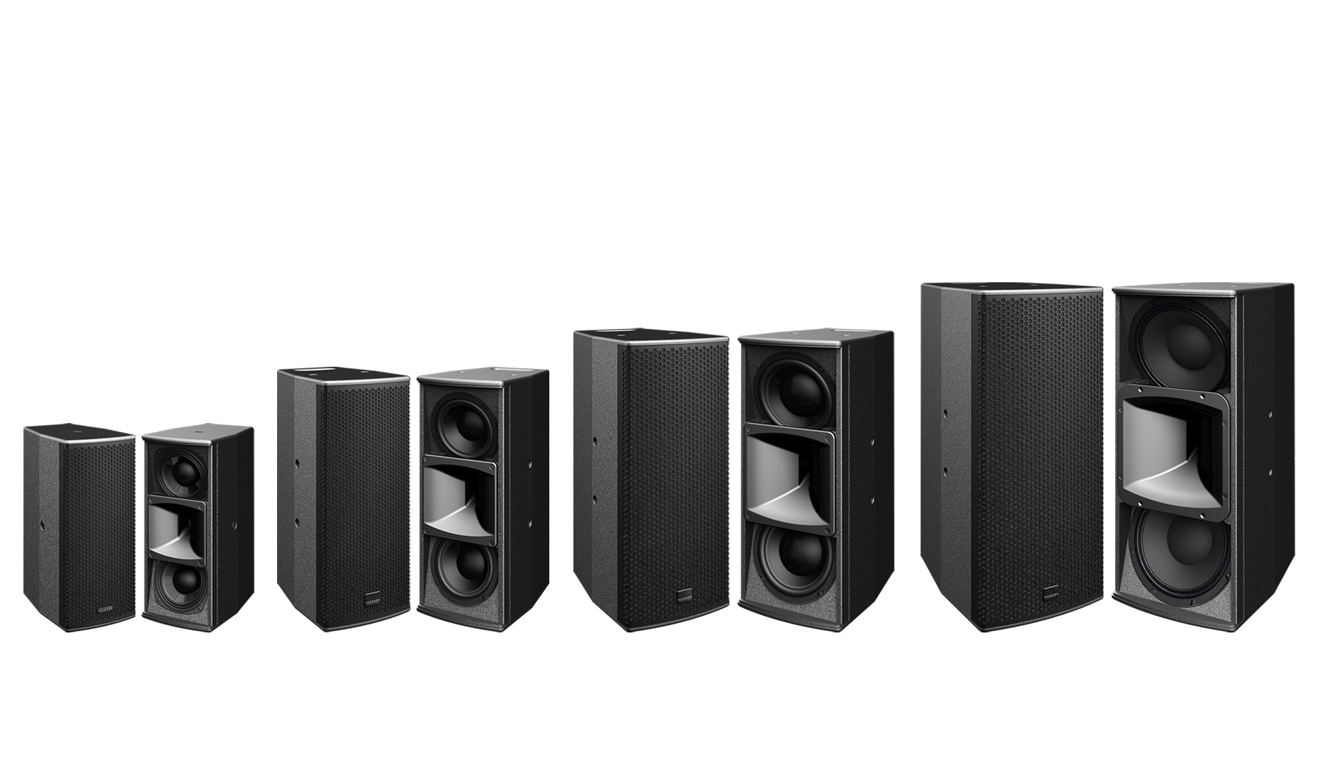 SEEBURG F-Serie mit F1, F2, F3 und F4 Fullrange-Lautsprechern
