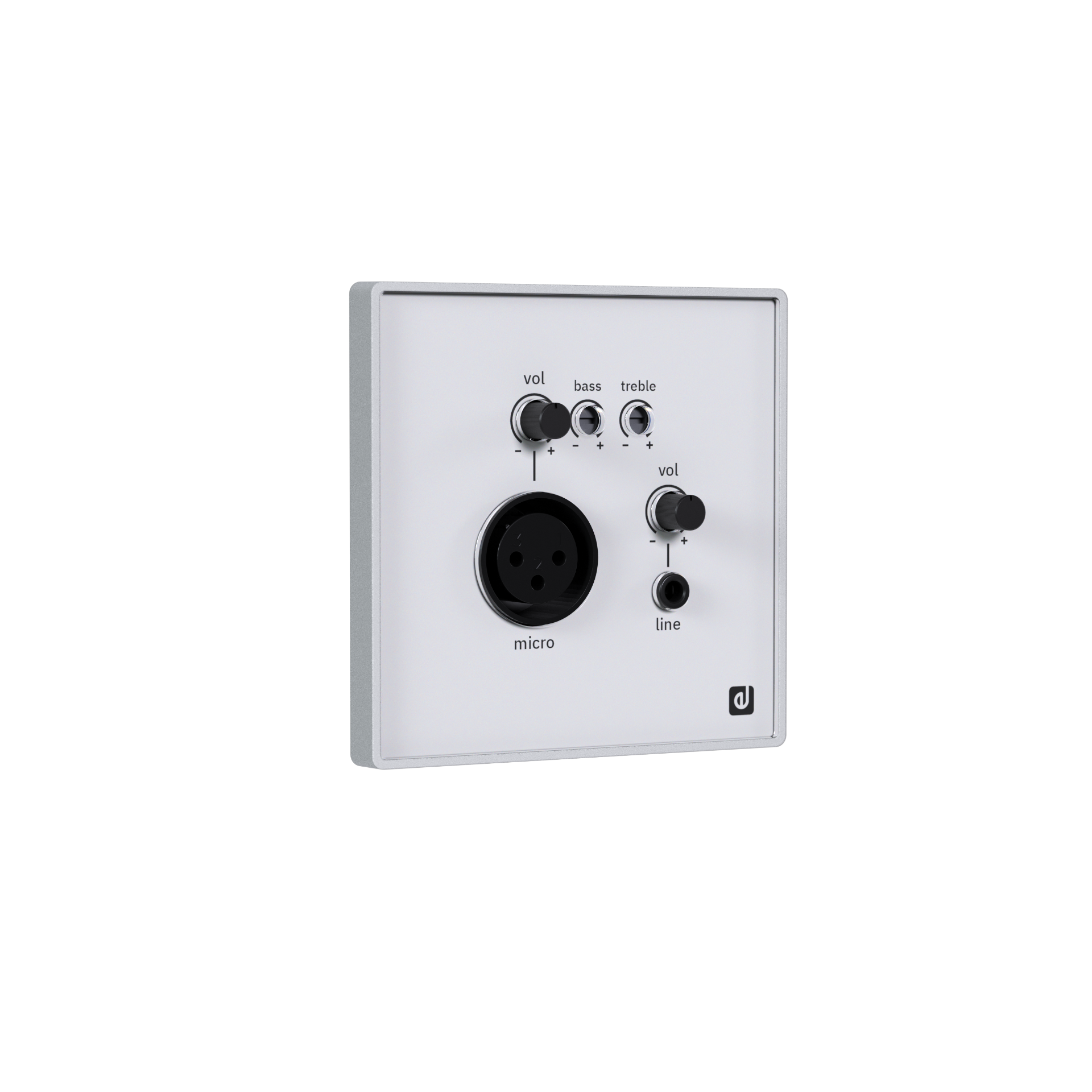 Ecler TOCA-MIXT Mikrofon- und Line-Wandmixer