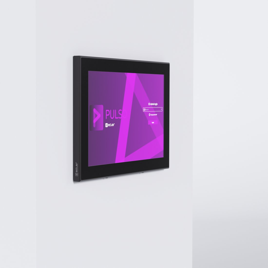 Ecler PULSO-10 10-Zoll Touchpanel an der Wand montiert