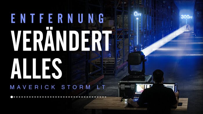 CHAUVET Professional Maverick Storm LT Long-Throw Moving Head mit Beam über große Distanz
