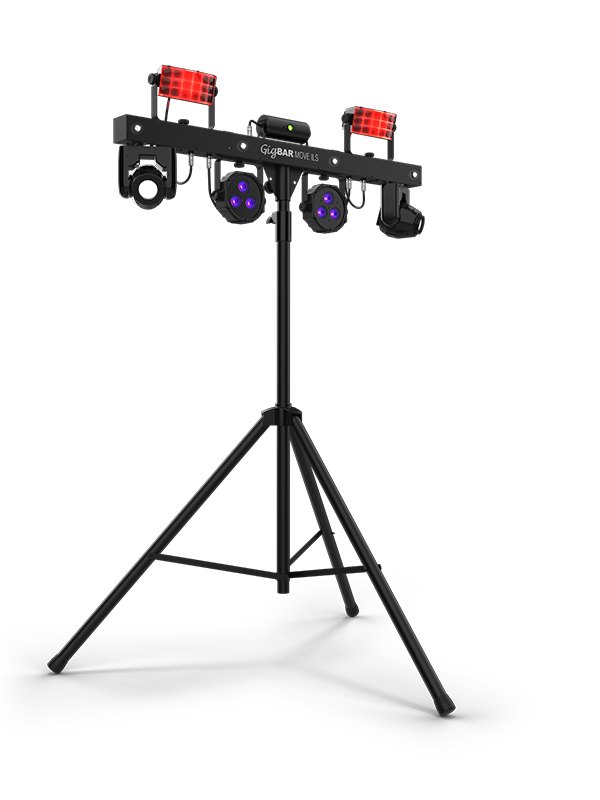 CHAUVET DJ GigBAR Move ILS Lichtset mit Moving Heads, Derby, Wash und Laser auf Stativ