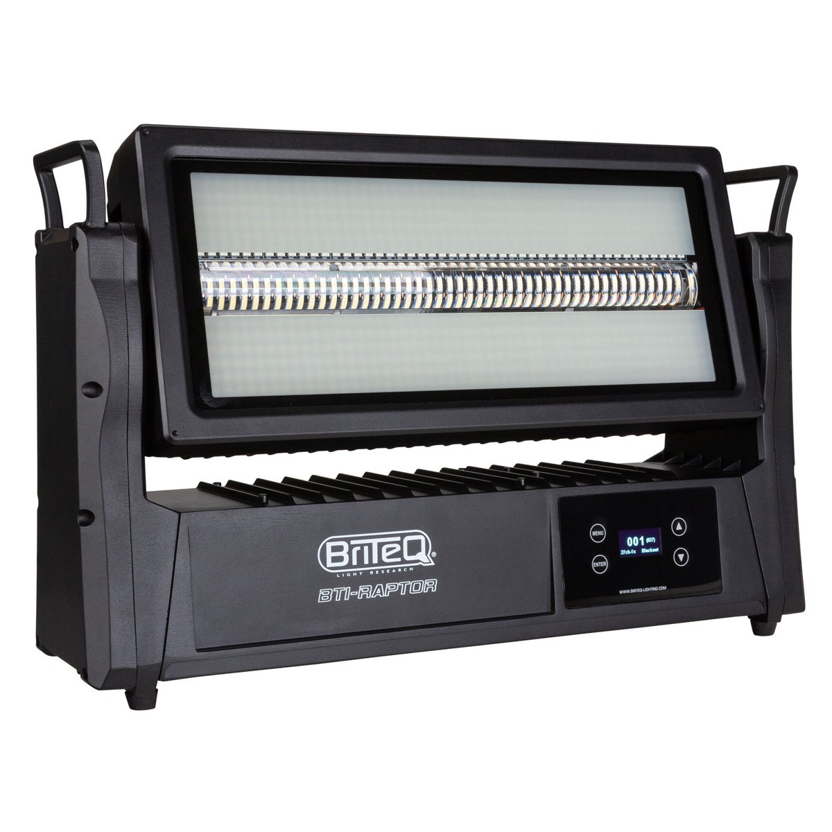 BRITEQ BTI-RAPTOR IP65 LED-Strobe mit Tilt-Funktion, Frontansicht